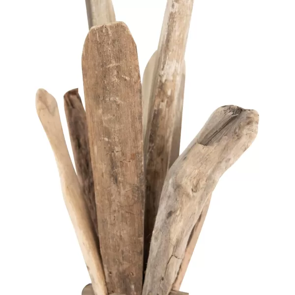 Creative Coop Pure Driftwood Pineapple Decoration Brown