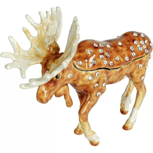 Creative CoOp Amber Jeweled Egg Trinket Box AmberMoose