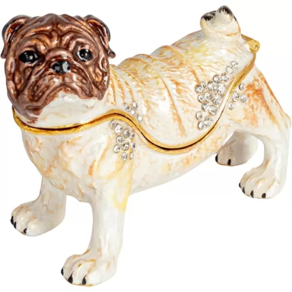 Creative CoOp Amber Jeweled Egg Trinket Box AmberPug