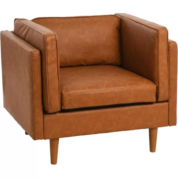 Creative CoOp Atley High Sided Armchair Sofas WheatCognac