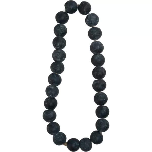 Creative CoOp Cement Bead Garland BlackBlack