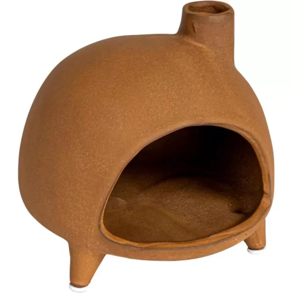 Creative CoOp Decorative Stoneware Incense Chimney TerraCotta