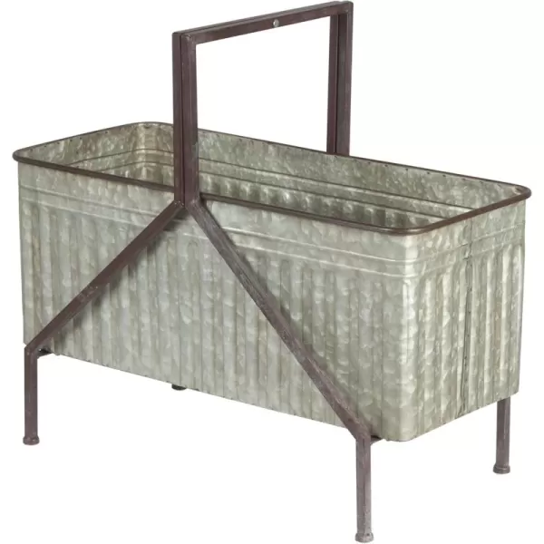 Creative CoOp Iron BucketPlanter on Stand