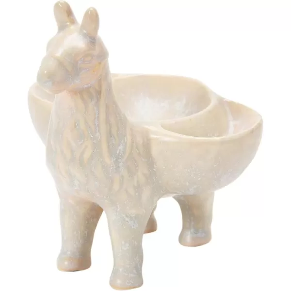Creative CoOp Stoneware Statue Dcor White