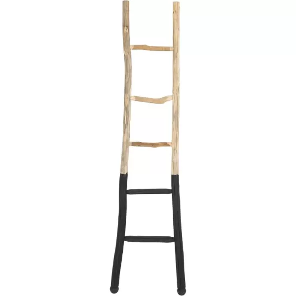 Creative Coop EC0244 Dipped Decorative Wood Ladder BlackBlack