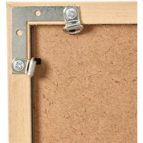 Creative CoOp Abstract Embroidery in Wood Frame Wall Art Multi