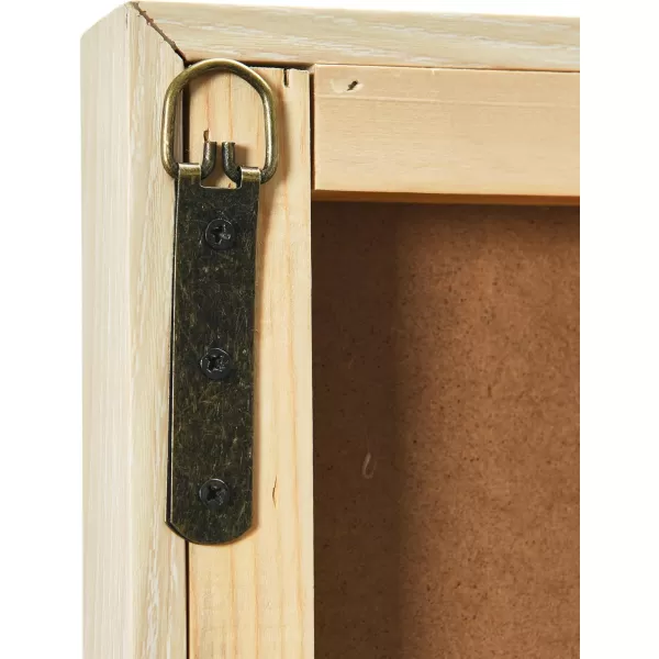Creative CoOp Floral Prints with Solid Wood Frame Set of 2