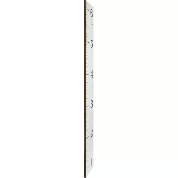 Creative CoOp Growth Chart Ruler Dcor Wall Art Pink 075quot x 6600quotWhite