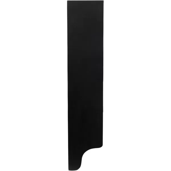 Creative CoOp Modern Farmhouse Wood 3 Shelves and Hanging Rod Black and Natural Wall Shelf