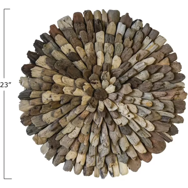 Creative CoOp Round Driftwood Wall Dcor