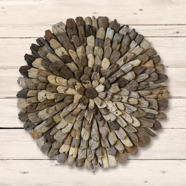 Creative CoOp Round Driftwood Wall Dcor