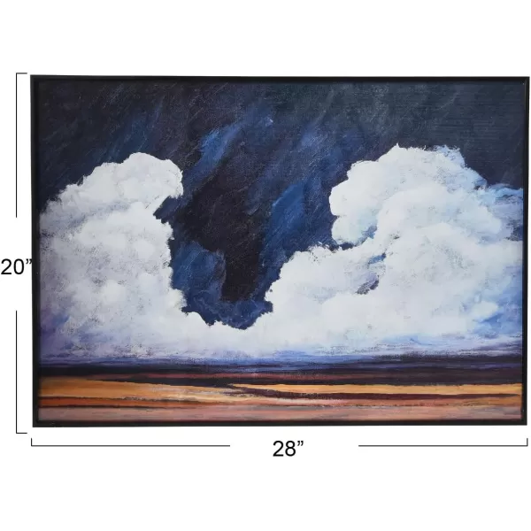 Creative CoOp Shoreline Landscape in Metal Frame