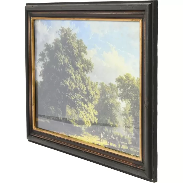 Creative CoOp Vintage Reproduction Landscape with Solid Wood FrameLandscape