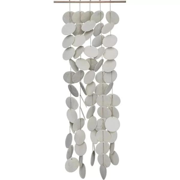 Creative CoOp 56 Inches Handmade Paper Mache Hanging Cream Wall Decor