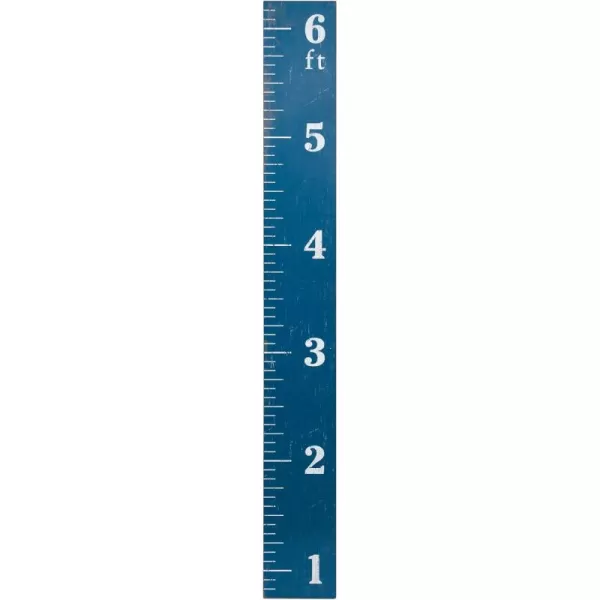 Creative CoOp Growth Chart Ruler Dcor Wall Art Pink 075quot x 6600quotBlue