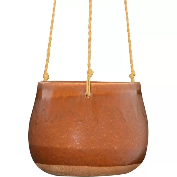 Creative CoOp Straw ampamp Jute Planter Natural
