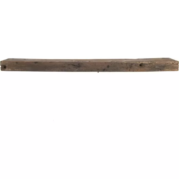Creative CoOp Wood Floating Wall Shelf Large BrownLarge