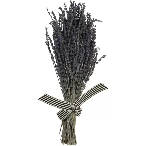 Dried Natural Lavender Wreath in BoxBunch