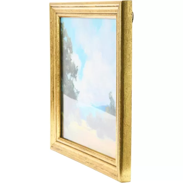 Creative CoOp 1575quot Square Watercolor Nature Landscape with Solid Wood FrameLush Greenery