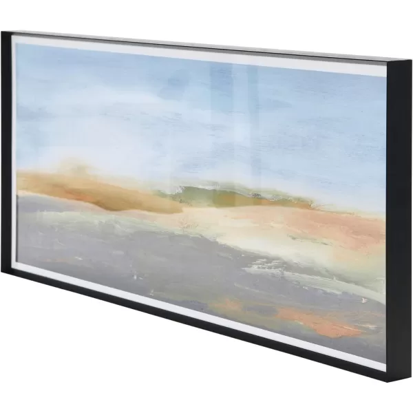 Creative CoOp Abstract Watercolor Landscape in Metal Frame 1200quot x 2776quot
