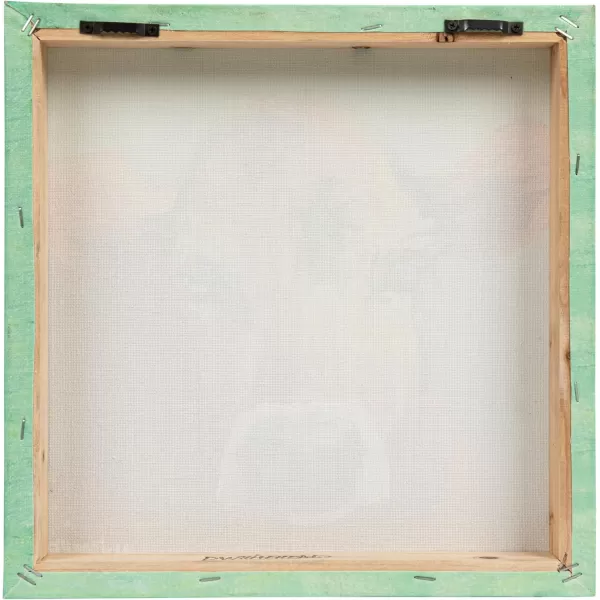 Creative CoOp Canvas Wall Dcor with Cow Image