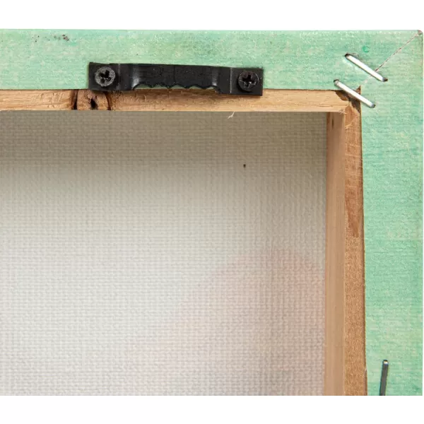 Creative CoOp Canvas Wall Dcor with Cow Image
