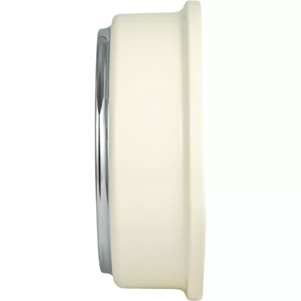 Creative CoOp Chic Round Wall Clock Cream