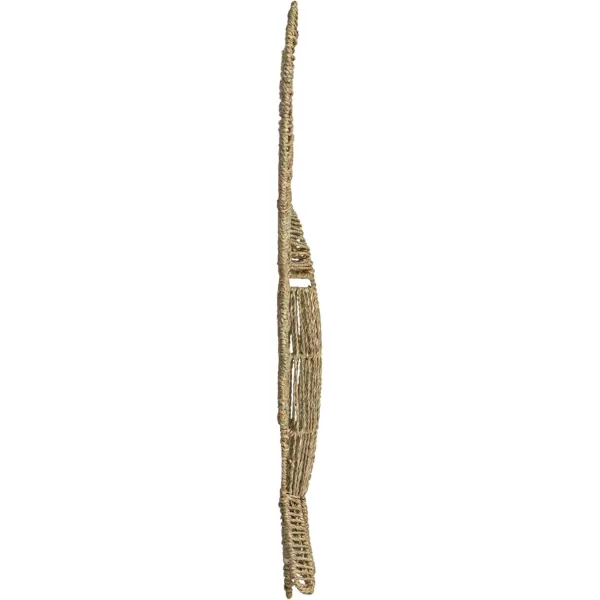 Creative CoOp Coastal Catch Seagrass Lobster Wall Decor Natural