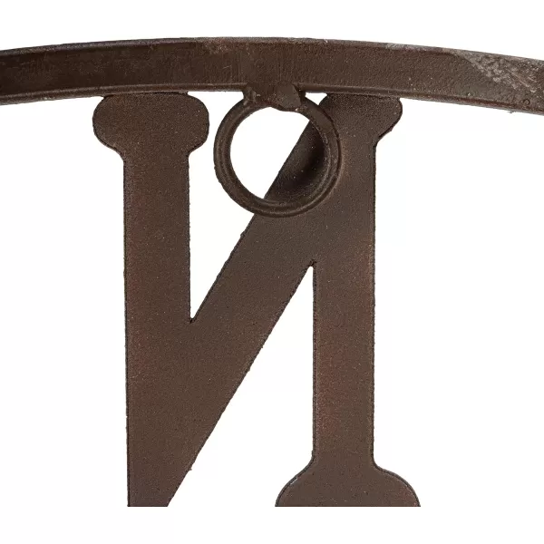 Creative CoOp Distressed Red Metal Compass Wall DcorAqua