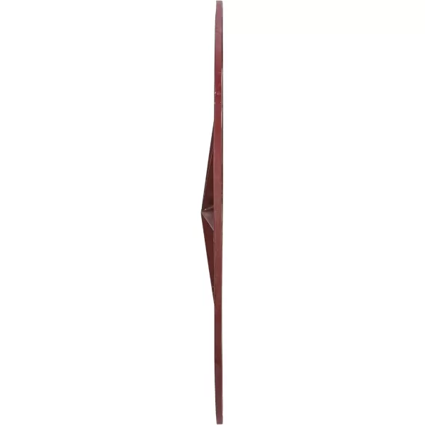 Creative CoOp Distressed Red Metal Compass Wall DcorRed