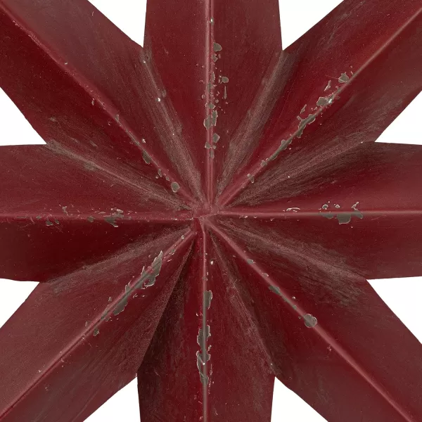 Creative CoOp Distressed Red Metal Compass Wall DcorRed