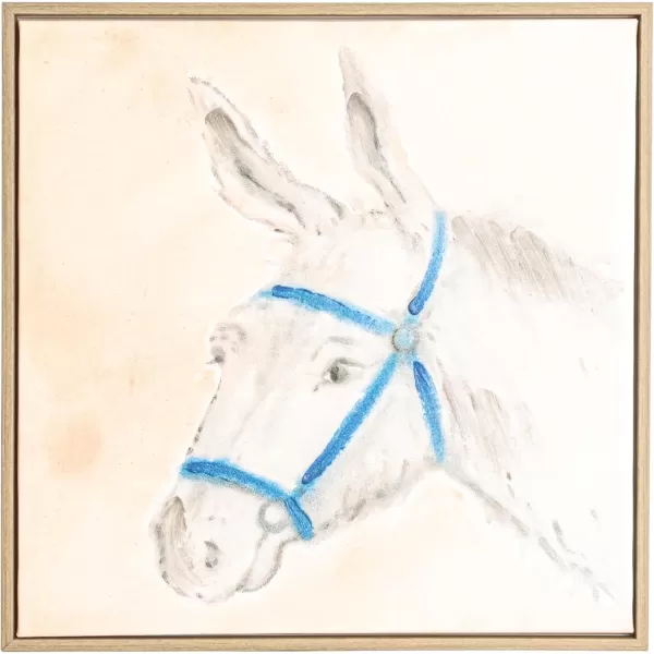 Creative CoOp Donkey Wall Art Multicolor
