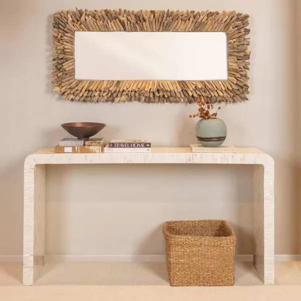 Creative CoOp Large Rectangle Driftwood Framed MirrorRectangular