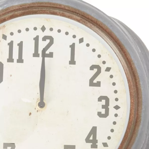 Creative CoOp Metal Double Sided Wall Clock