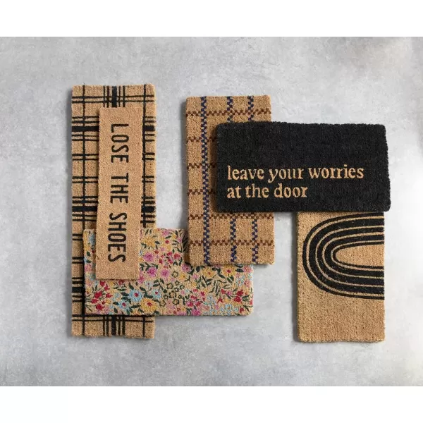 Creative CoOp Natural Coir Doormat 32quot L x 16quot W x 1quot H