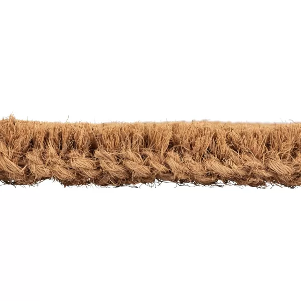 Creative CoOp Natural Coir Doormat with quotHelloquot Message Natural and Black
