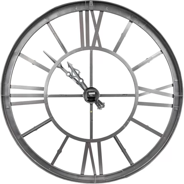 Creative CoOp Round Metal Wall Clocks BlackRust