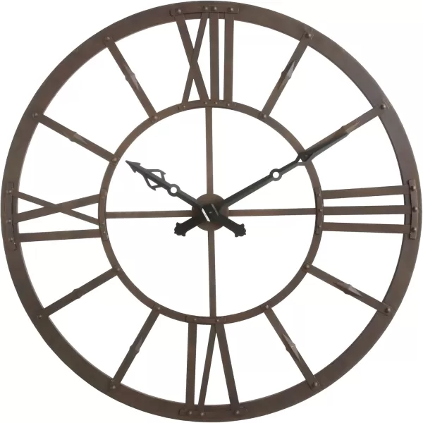 Creative CoOp Round Metal Wall Clocks BlackRust