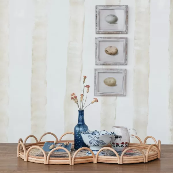 Creative CoOp Rustic Elegance Egg Print Series Multicolor Set of 6