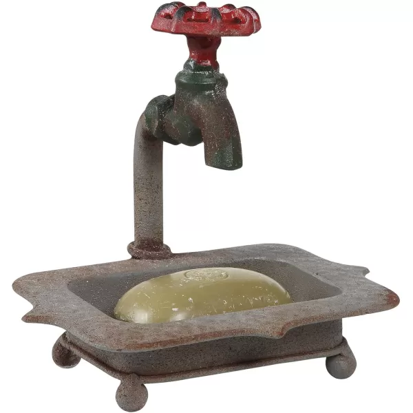 Creative CoOp Rustic Metal Faucet Paper Towel HolderRust