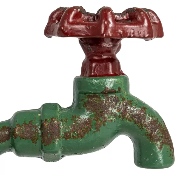 Creative CoOp Rustic Metal Faucet Paper Towel HolderWhite