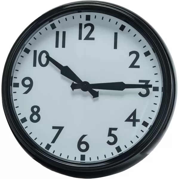 Creative CoOp Timeless Contrast Round Wall Clock Black and White