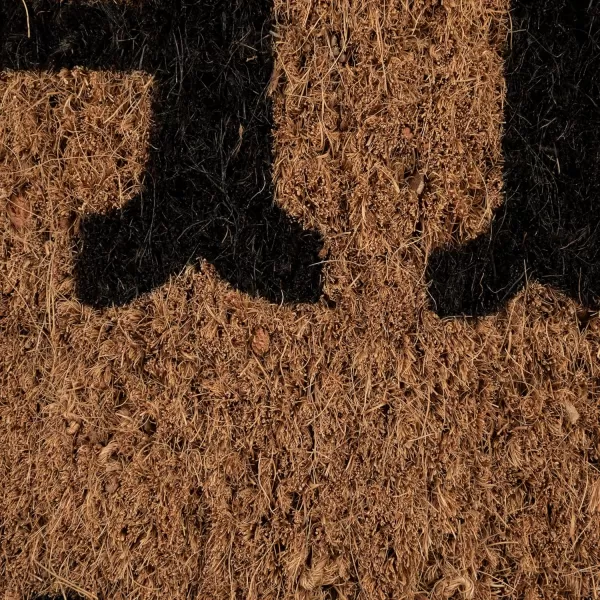 Creative CoOp quotHey Yall Natural Coir Doormat