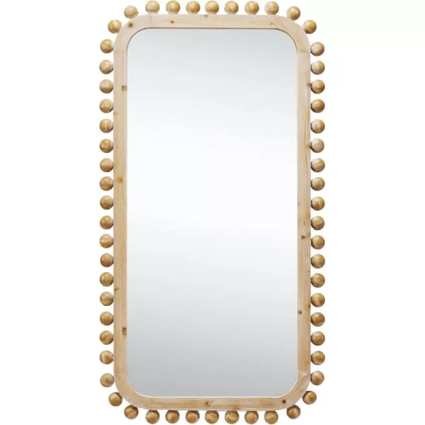 Creative CoOp Firwood BohoSouthwestern Rectangular Wall Mirror Natural
