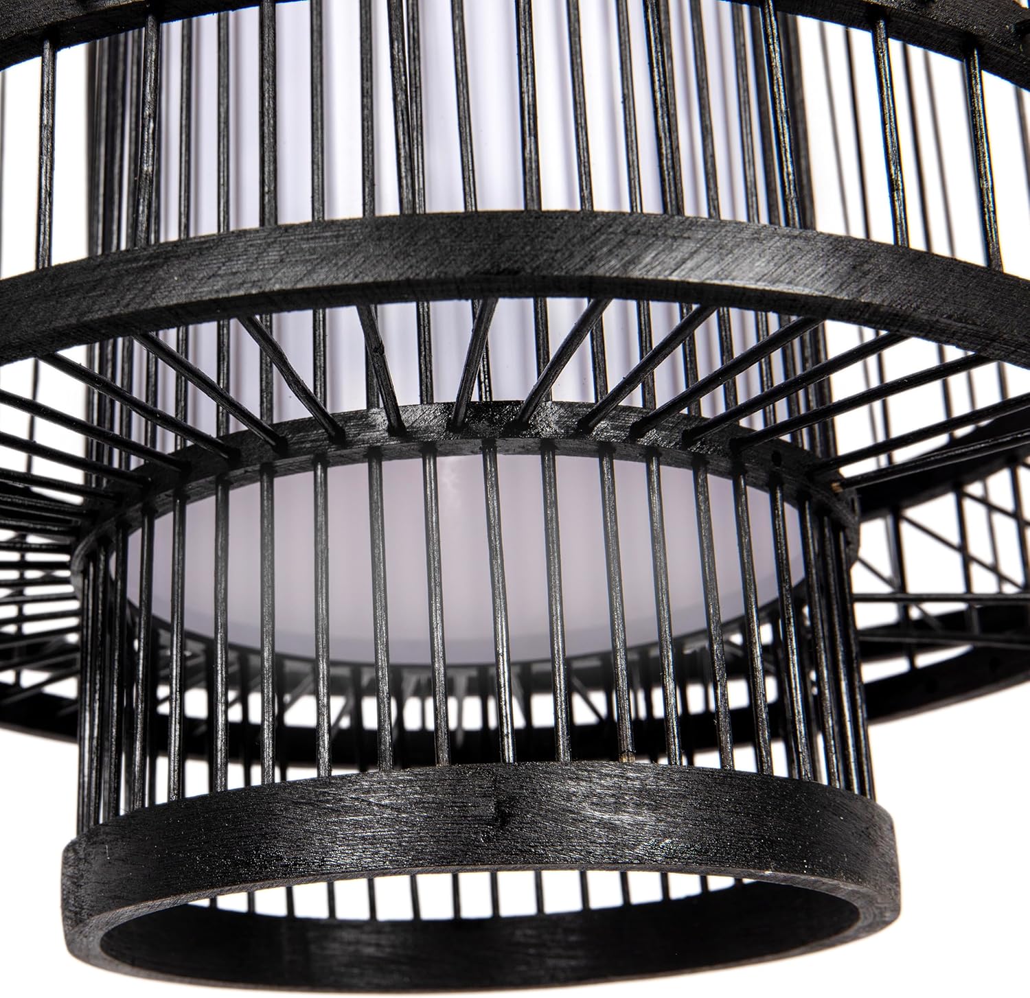 Creative CoOp 195 Inch Bamboo Pendant NaturalBlack