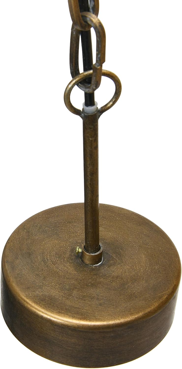 Creative CoOp 2Tier Draped Wood Bead Chandelier Pendant 26quot H IvoryChandelier