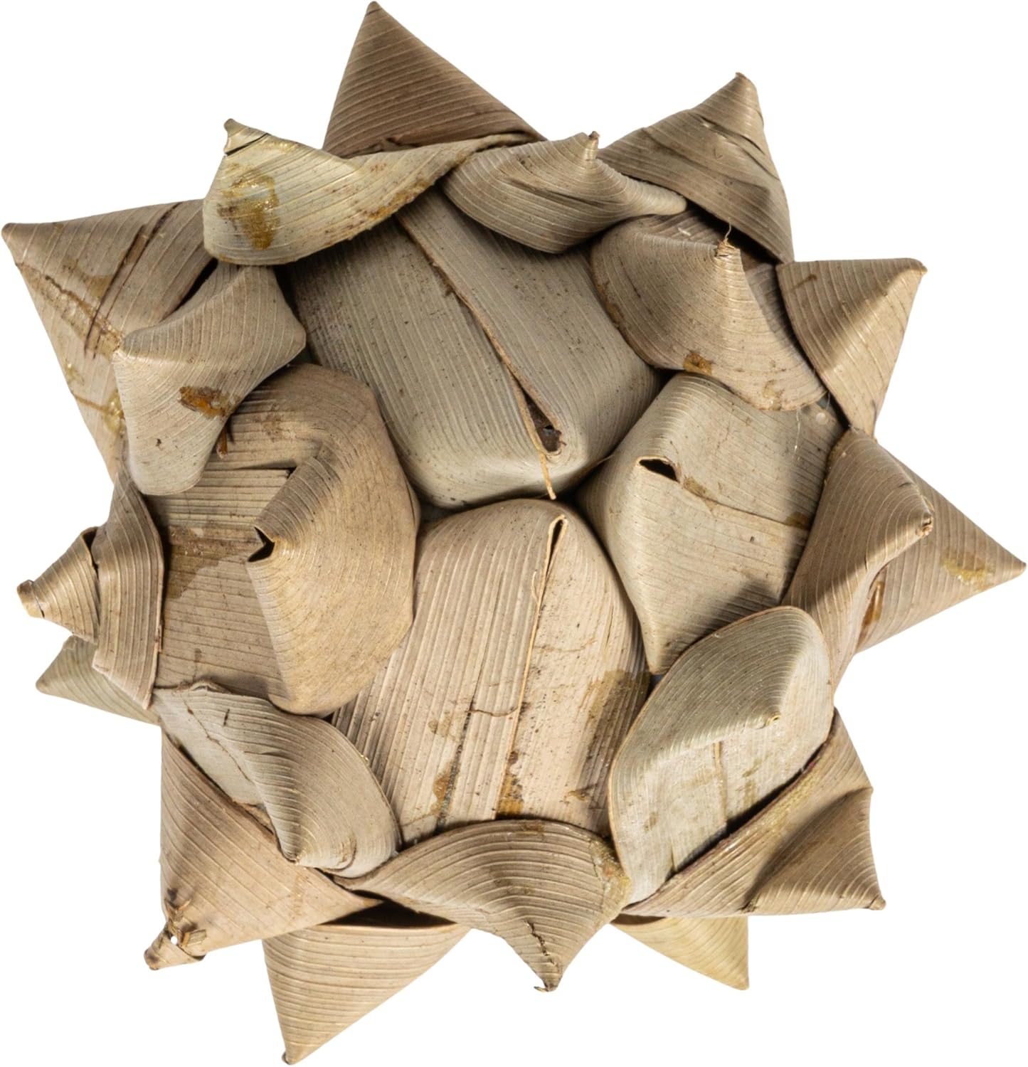 Creative CoOp Approximately 3quot H Handmade Dried Natural Leaf Bag Contains 13 Pieces Palm Lead Artichoke OffWhite CountPalm Leaf Artichoke