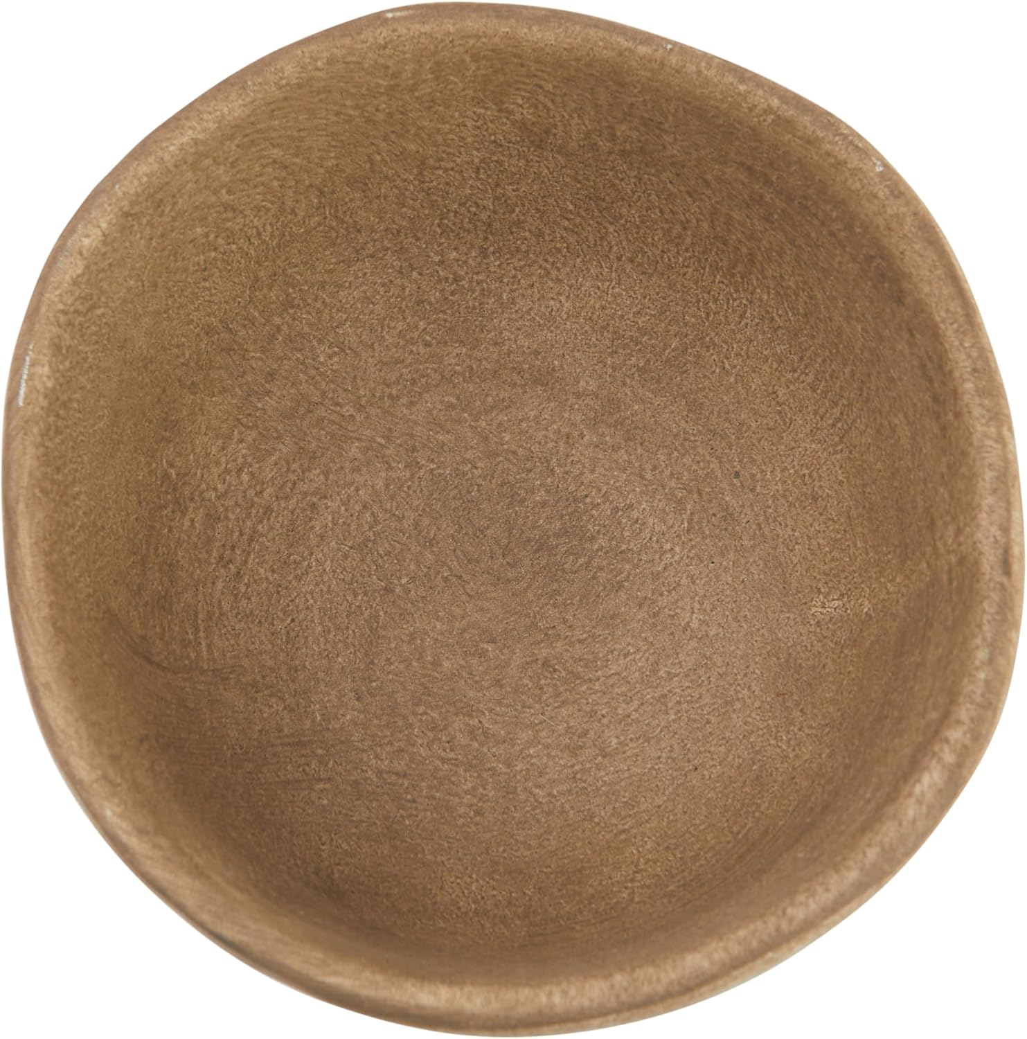 Creative CoOp Boho Terracotta Footed Planter with Organic Edge Matte TaupeTaupe