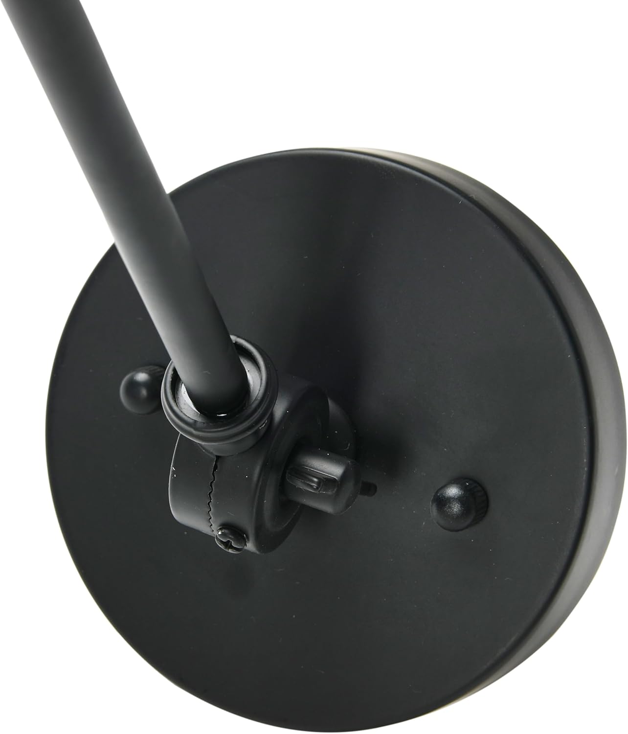 Creative CoOp Coastal Adjustable Wall Sconce with Black Rattan Shade Antique Brass FinishBlack