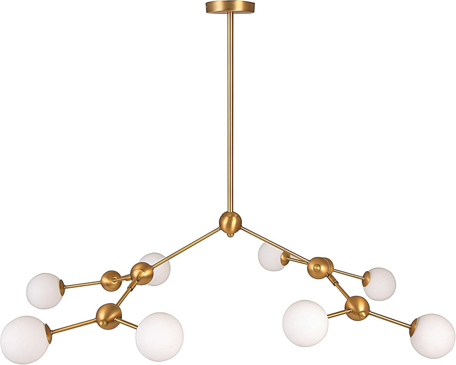 Creative CoOp EC0487 Sputnik Sphere Chandelier 8Light Large